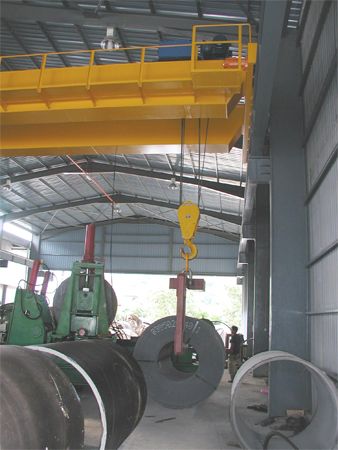 25 Tonne x 17m Span Double Girder Electric Overhead Traveling Crane at Pahang-1